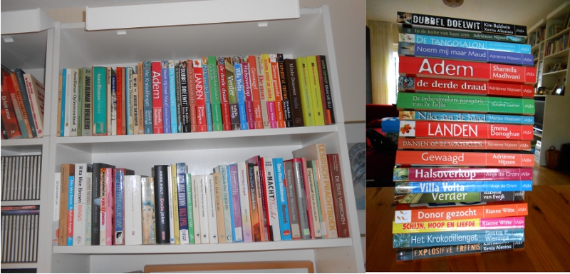 De boekenkast van Hennie en Annemarie